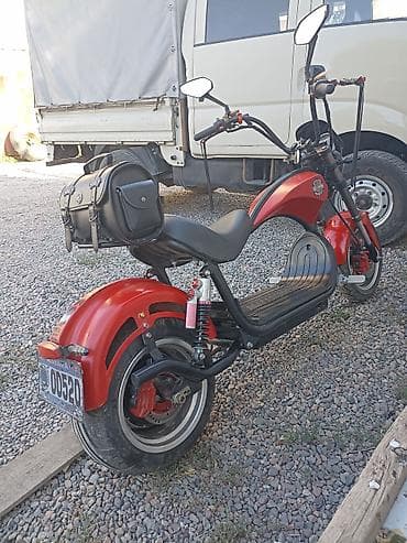 мини чопер: Электроскутер в стиле CityCoco Harley чоппера с широкими колесами и — 5