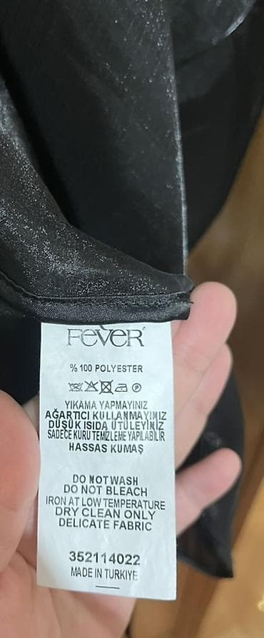 кардиган: Прозрачный черный кимоно-кардиган Fever - Бренд: Fever - Материал — 3