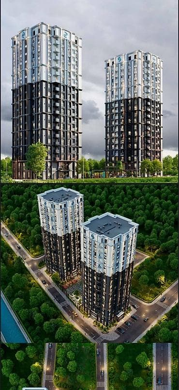 Новостройки от застройщика: Строится, Элитка, 2 комнаты, 82 м² — 1