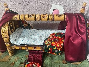детская мебель: Детская односпальная кровать, Б/у, Для девочки, С матрасом, Дерево, Самовывоз — 4