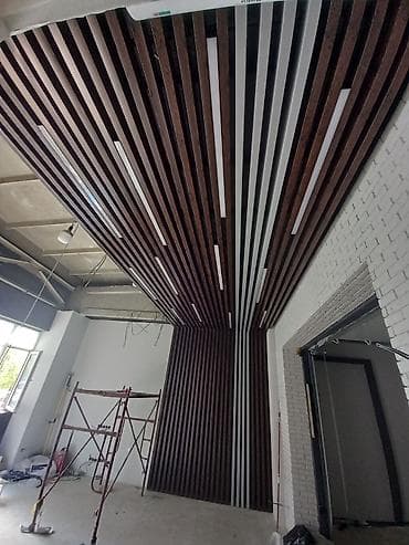 профиль для натяжного потолка: Реечные потолки (алюминиевые/металлические ламели с декоративной — 4