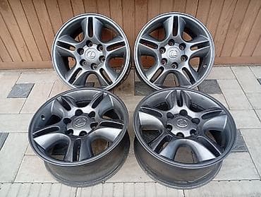 зеркало большие: Литые Диски R 17 Lexus, Комплект, отверстий - 6, Б/у — 7