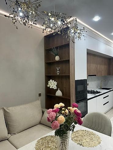Батирлер: 1 бөлмө, 56 м², 12-мкр Элитка, 9 кабат, Дизайнердик оңдоо — 5