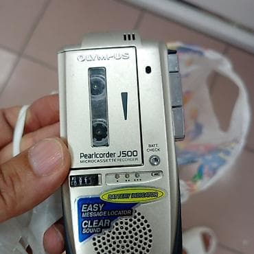Аудиотехника: OLYMPUS Pearlcorder J500 — портативный диктофон на микрокассетах — 2