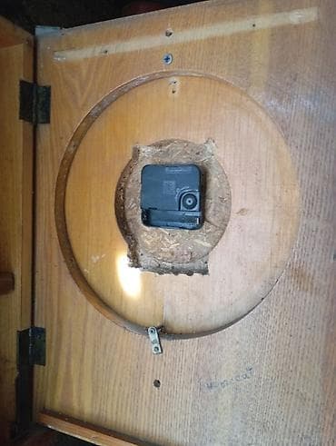 комнатные деревья: Настенные часы «Янтарь» в деревянном корпусе. - Классический круглый — 2