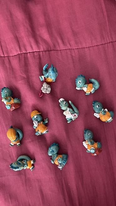 слон сувенир: Продается коллекция мини-фигурок из старого киндер-сюрприза • — 3