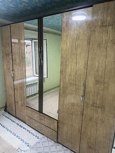 Шифоньер, шкаф для одежды, Б/у, Прямой, Дерево
