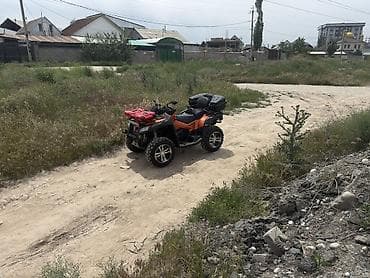 квадрики: Квадроцикл CFMOTO x8Efi eps 4x4, двухместный, оранжево‑чёрный. 2014 — 3