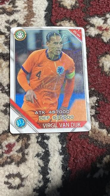 часы ми бенд 6: Коллекционная карточка футболиста “Virgil van Dijk” - Серия — 1