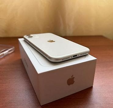 iphone 70: IPhone 11, Б/у, 128 ГБ, Белый, Зарядное устройство, Защитное стекло, Чехол, 78 % — 7