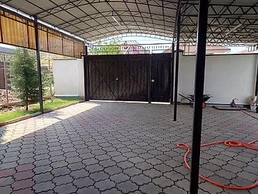 уличные навесы: Навес, Двускатный, Металл, Профнастил — 2