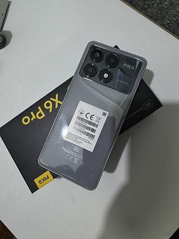 Poco X6 Pro 5G, Б/у, 256 ГБ, цвет - Серый, 2 SIM