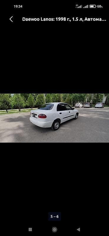 daewoo l: Daewoo Lanos: 1998 г., 1.5 л, Автомат, Бензин, Седан — 2