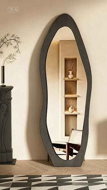 mf doom: Напольное зеркало в волнообразной раме. 160×50 - Тип: напольное — 1