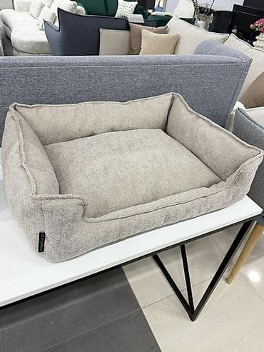 лежанка для животных: Лежанка для домашних животных, прямоугольная, с бортиками и съёмным — 2