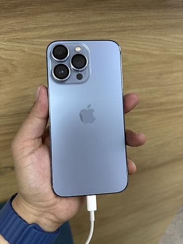 телефон айфон13: IPhone 13 Pro, 128 ГБ, Sierra Blue, Кабель, 75 % — 4