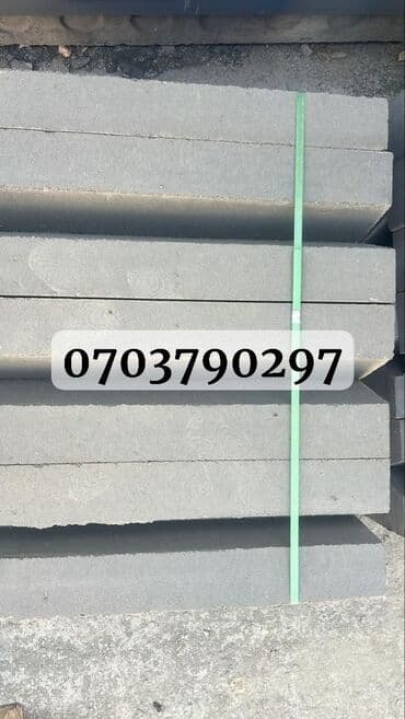 брусчатка бишкек дом брусчатки'' тротуарная плитка бордюры бишкек: Дорожный бордюр, Прессованный, Бетонный, Новый — 4