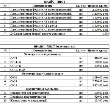 алгоритмы: Планы эвакуации по пожарной безопасности все форматы - Разработка — 7