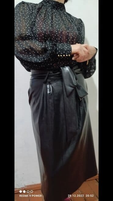 срочно продаю в связи с переездом: Шикарная турецкая кожаная юбка из Турции привезли несколько раз — 2