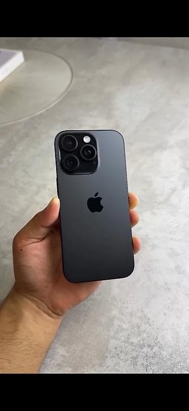 hyper x cloud: IPhone 16 Pro, Б/у, 256 ГБ, Black Titanium, Защитное стекло, Чехол — 2