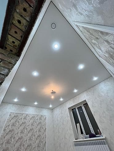 Натяжной потолок: Натяжной потолок Глянцевое, Матовое, 3D потолки Гарантия, Бесплатная консультация, Бесплатный замер — 7