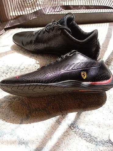 Мужские кроссовки, 39, 39.5, 40, Puma, Б/у, цвет - Черный, Самовывоз