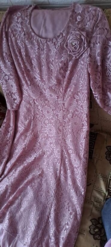 прокат платьев больших размеров: Платье гипюровое . Индивидуальный пошивнадето 1 раз. Размер 50 — 2