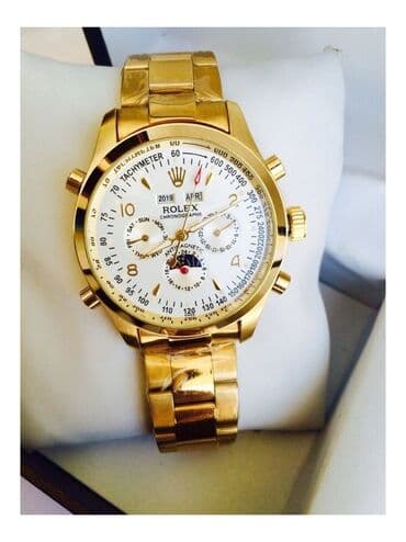 швейцарские часы омега: Классикалык сааттар саат, Rolex, Латунь, Финляндия, Суу өткөрбөөчү, Эркектердики, Жаңы — 4