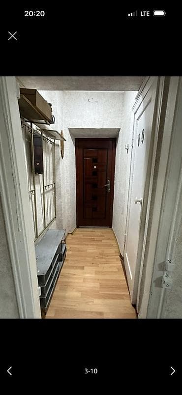 квартира керек москва: 1 бөлмө, 30 м², Жеке план, 3 кабат — 3