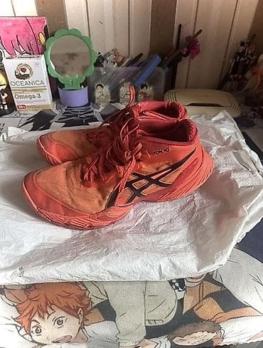 asics metarise цена: Мужские кроссовки, 41, 41.5, Asics, Б/у, цвет - Оранжевый, Самовывоз — 1