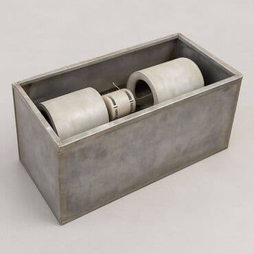 циклон для пылесоса: Промышленный вентилятор (центробежный блок) в металлическом корпусе — 1