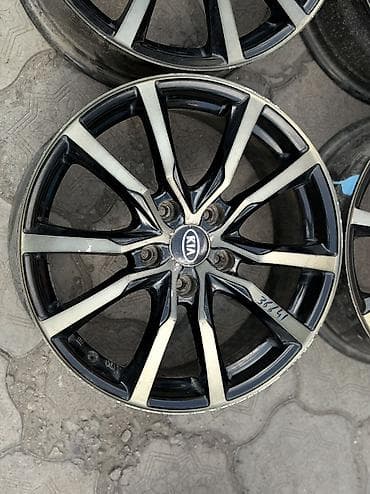 17: Литые Диски R 17 Kia, Комплект, отверстий - 5, Б/у — 6