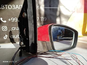 00: Боковое правое Зеркало Skoda Б/у, Оригинал — 5