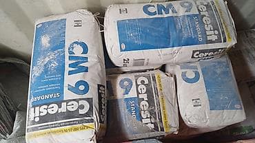 Клей для плитки Ceresit CM 9 STANDARD, сухая смесь в мешках по 25 кг — 1