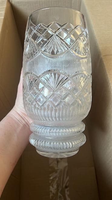 хрустальный графин: Набор из граненого стекла/хрусталя в классическом стиле: - Овальная — 5