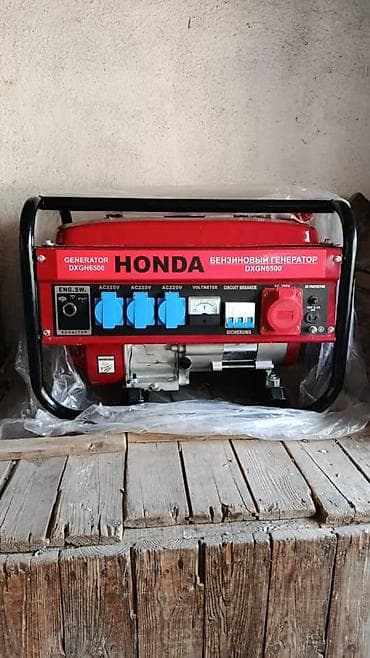 русская: Бензиновый генератор DXGN6500 (маркировка на панели HONDA) — 3