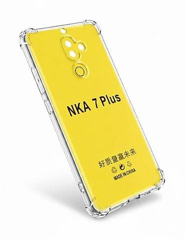 Чехол для nokia 7 plus, прозрачный с усиленными углами, размер 8