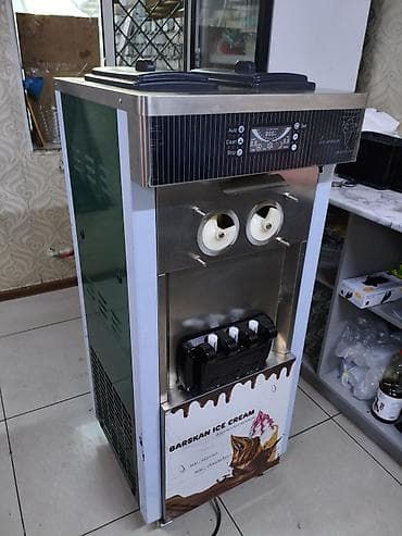 мороженые: Новый Фризер для мягкого мороженого BARSKAN ICE CREAM + сухие смеси — 1
