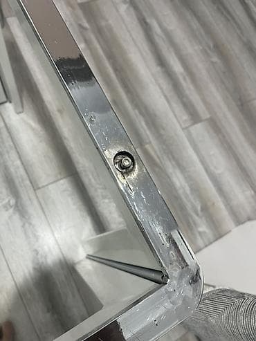 стеклянный обеденный стол: Кухонный стол, Прямоугольный, Нераскладной — 5