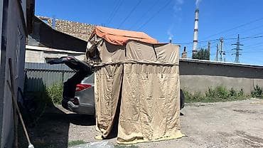Спорт и отдых: Палатка на крышу автомобиля с выносной комнатой/тамбуром - Формат — 4