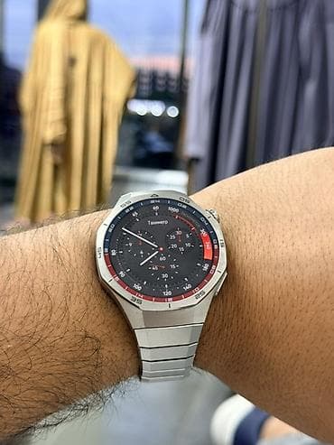 gt5 pro: Классические часы часы, Huawei, Титан, Китай, Секундомер, Унисекс, Б/у — 1
