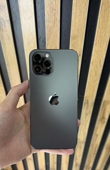 IPhone 12 Pro Max, Б/у, 256 ГБ, Графит, Защитное стекло, 85 %