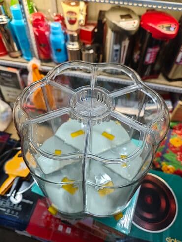 пластиковые ведра с крышкой для пищевых продуктов: Пищевой контейнер, цвет - Зеленый, Платная доставка — 4