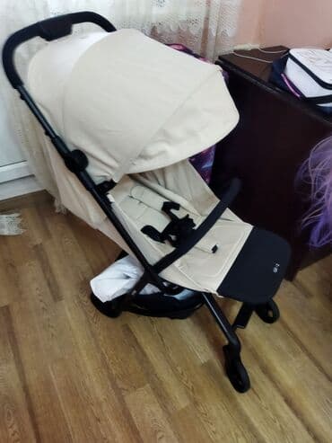 защитник от ветра коляска: Коляска, цвет - Желтый, Б/у — 2