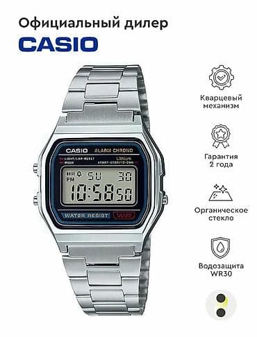Наручные часы: Классические часы часы, Casio, Япония, Водонепроницаемые, Секундомер, Таймер, Унисекс, Новый — 2