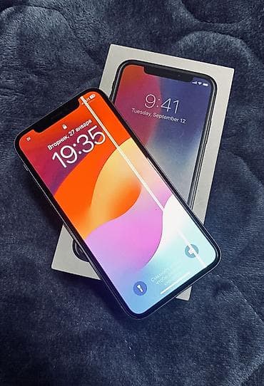 iphine xr: IPhone X, Б/у, 64 ГБ, White Titanium, Коробка, 74 % — 8