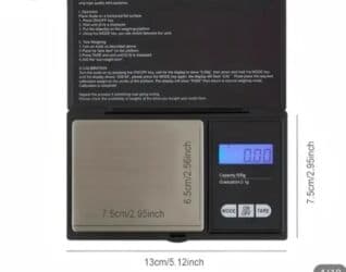 ручные весы: Карманные электронные весы с подсветкой - Диапазон взвешивания: до — 3