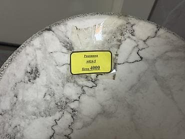 раковины и унитазы: Раковина для ванной, Особенности: Мраморные прожилки, Овальная форма, Материал: Камень — 3