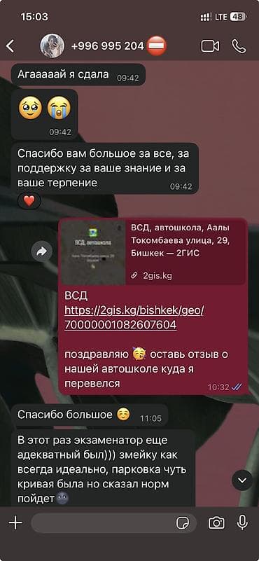 a 13: Курсы вождения | (B) | Частный инструктор — 10