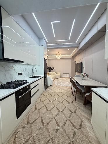 Батирлер: 3 бөлмө, 80 м², Алтын чарчы Элитка, 8 кабат, Дизайнердик оңдоо — 7